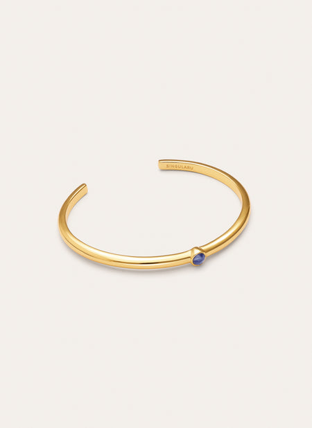Bracciale Rigido Alma Cianite Placcato Oro