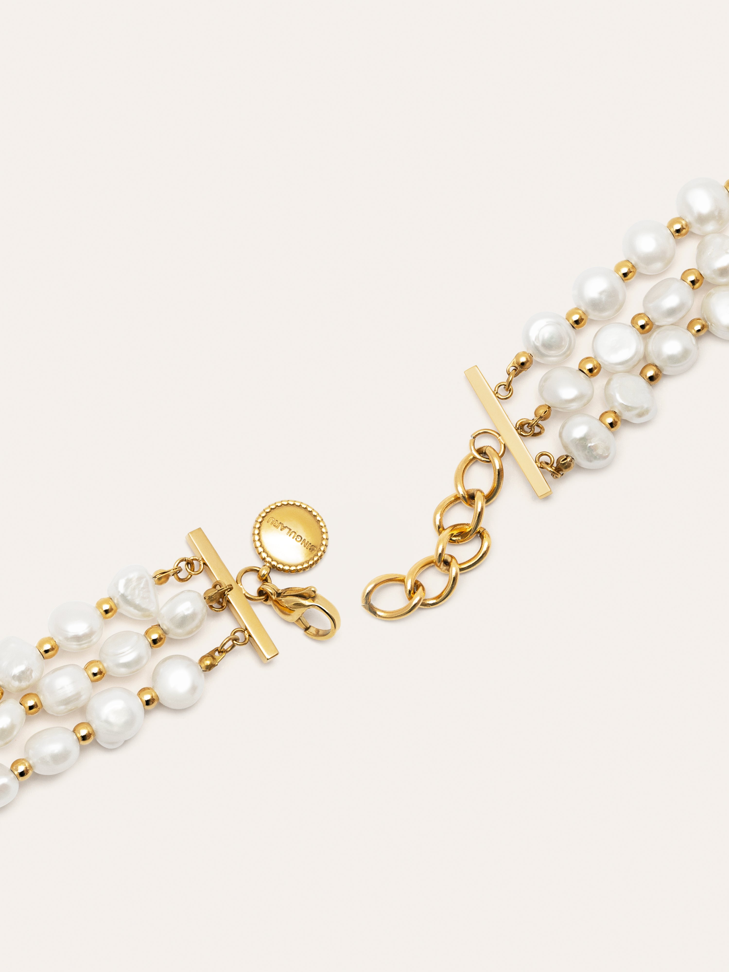 Audrey Premium Stainless Steel Gold Bracelet