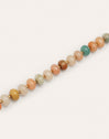 Ambar Stones Stainless Steel Gold Bracelet