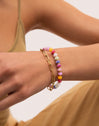Bracelet Bali Chic Stones Acier Plaqué Or