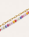 Bracelet Bali Chic Stones Acier Plaqué Or
