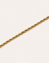 Pulsera Big Cord Acero Baño Oro