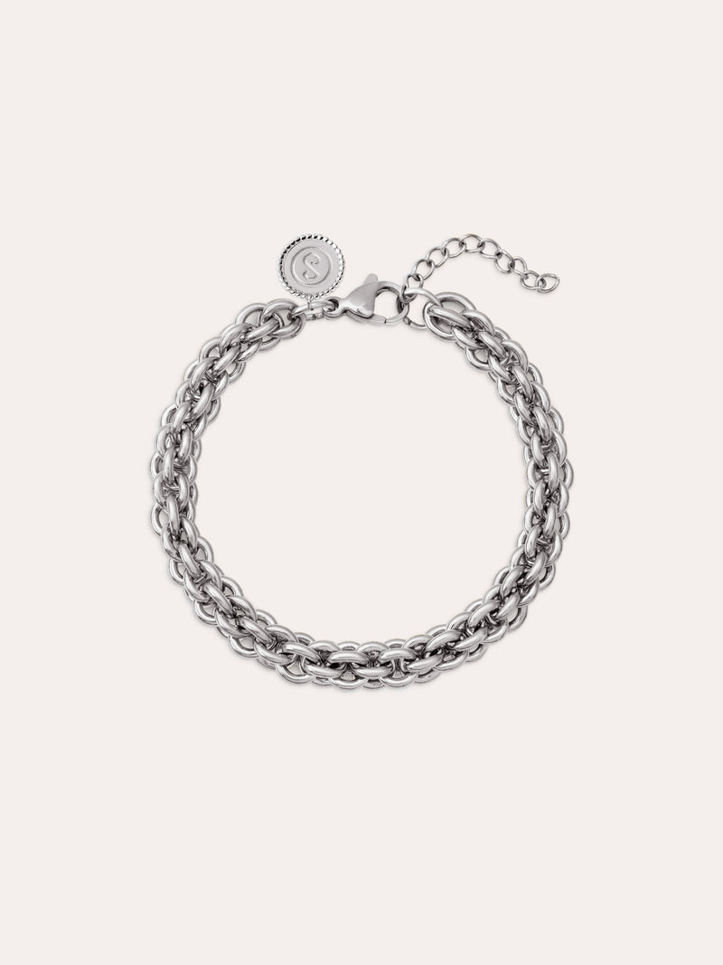 Big Rope Armband Edelstahl