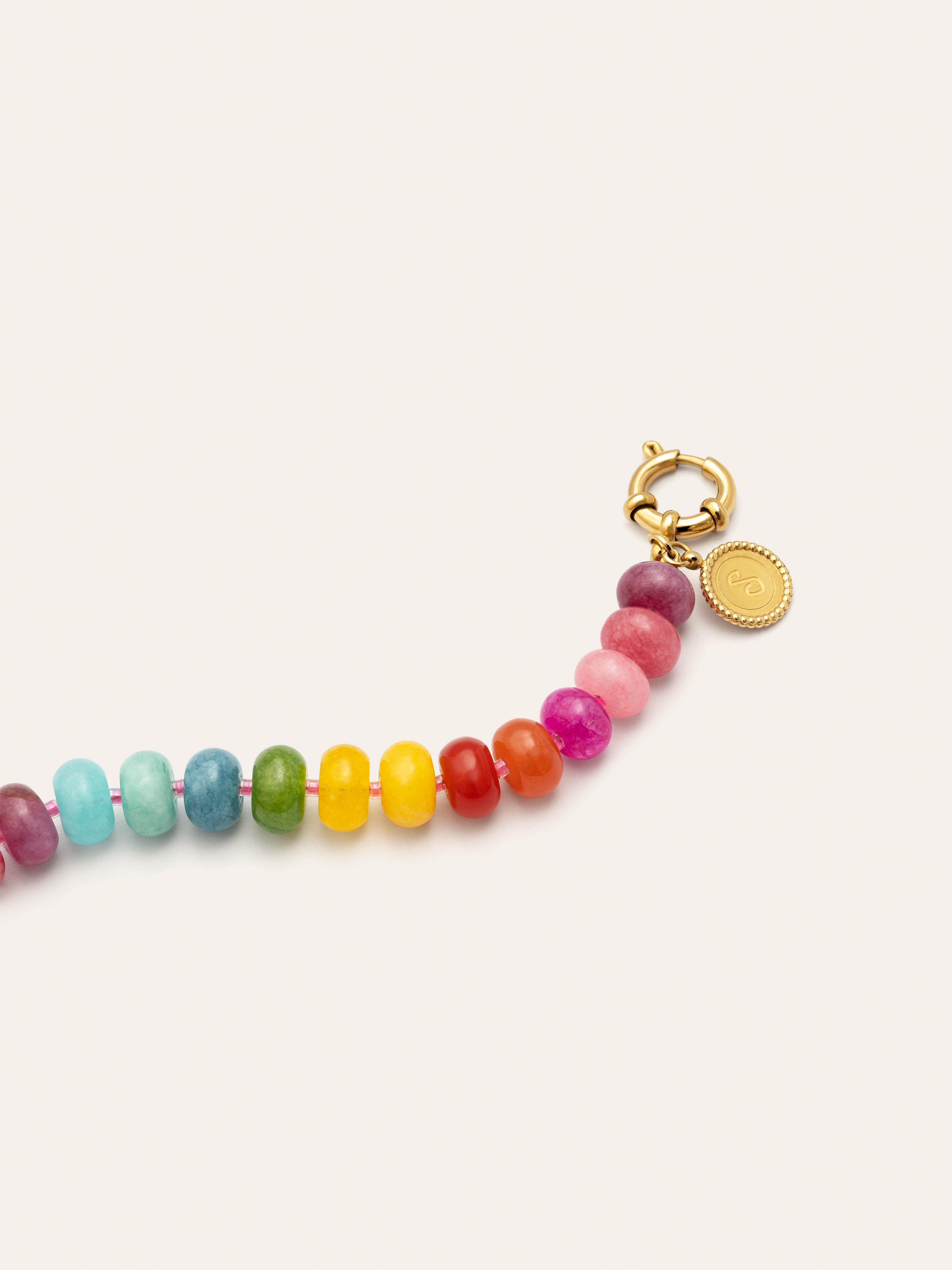 Pulsera Bloom Stones Acero Baño Oro