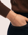 Birthstone-armband met vergulding in 18-karaats goud