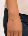 Bracciale Cascade Colors placcato oro - puesto en modelo