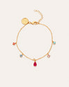 Bracciale Cascade Colors placcato oro