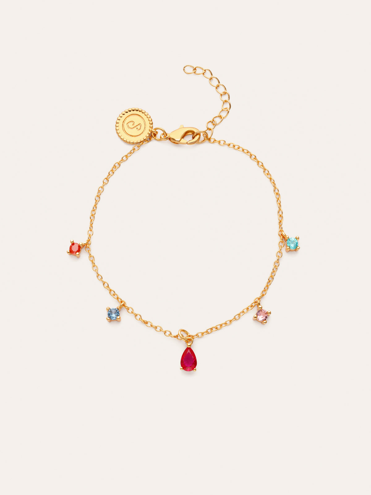Bracciale Cascade Colors placcato oro