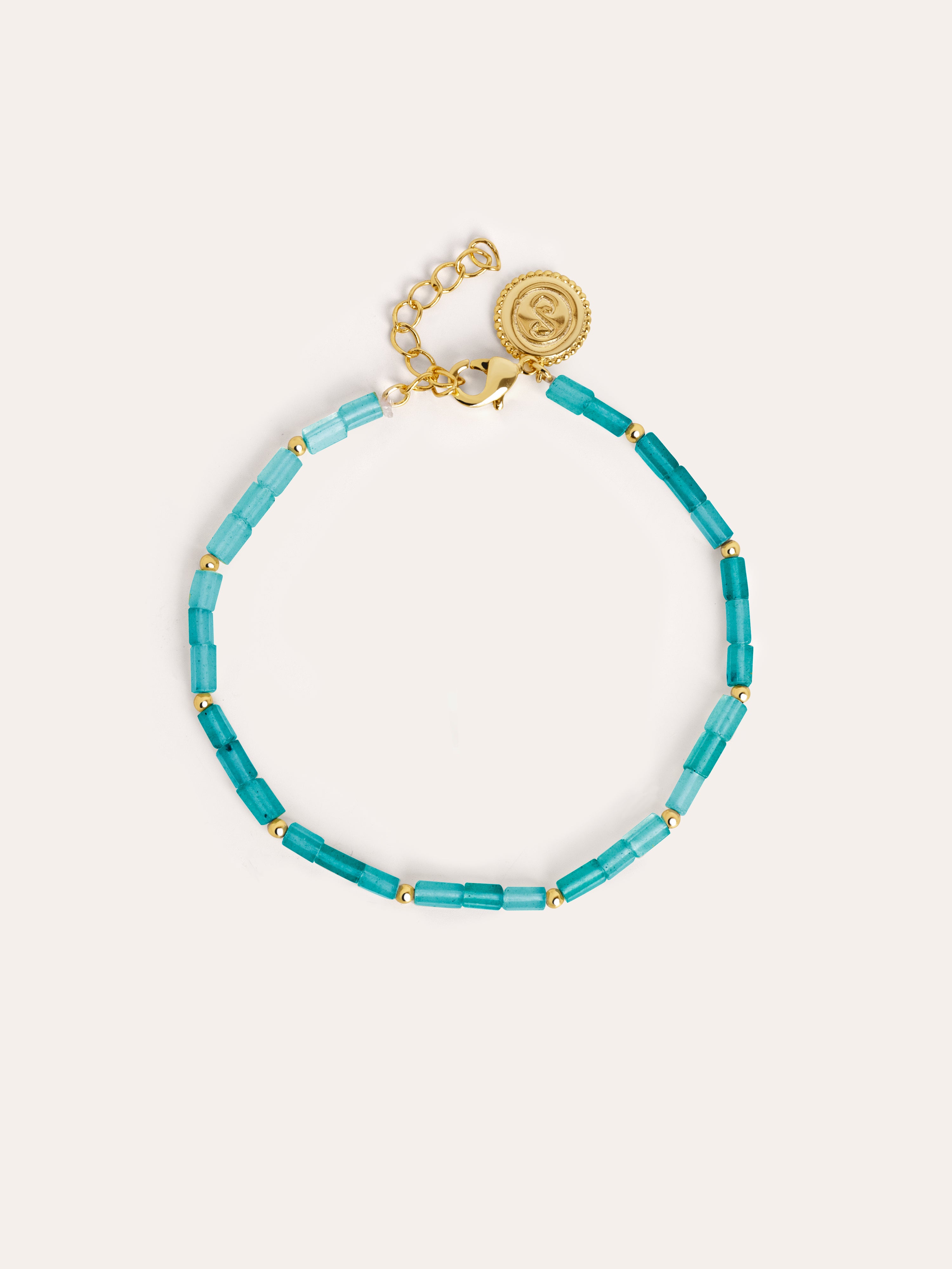 Cala Dots Turquoise Gold Bracelet 