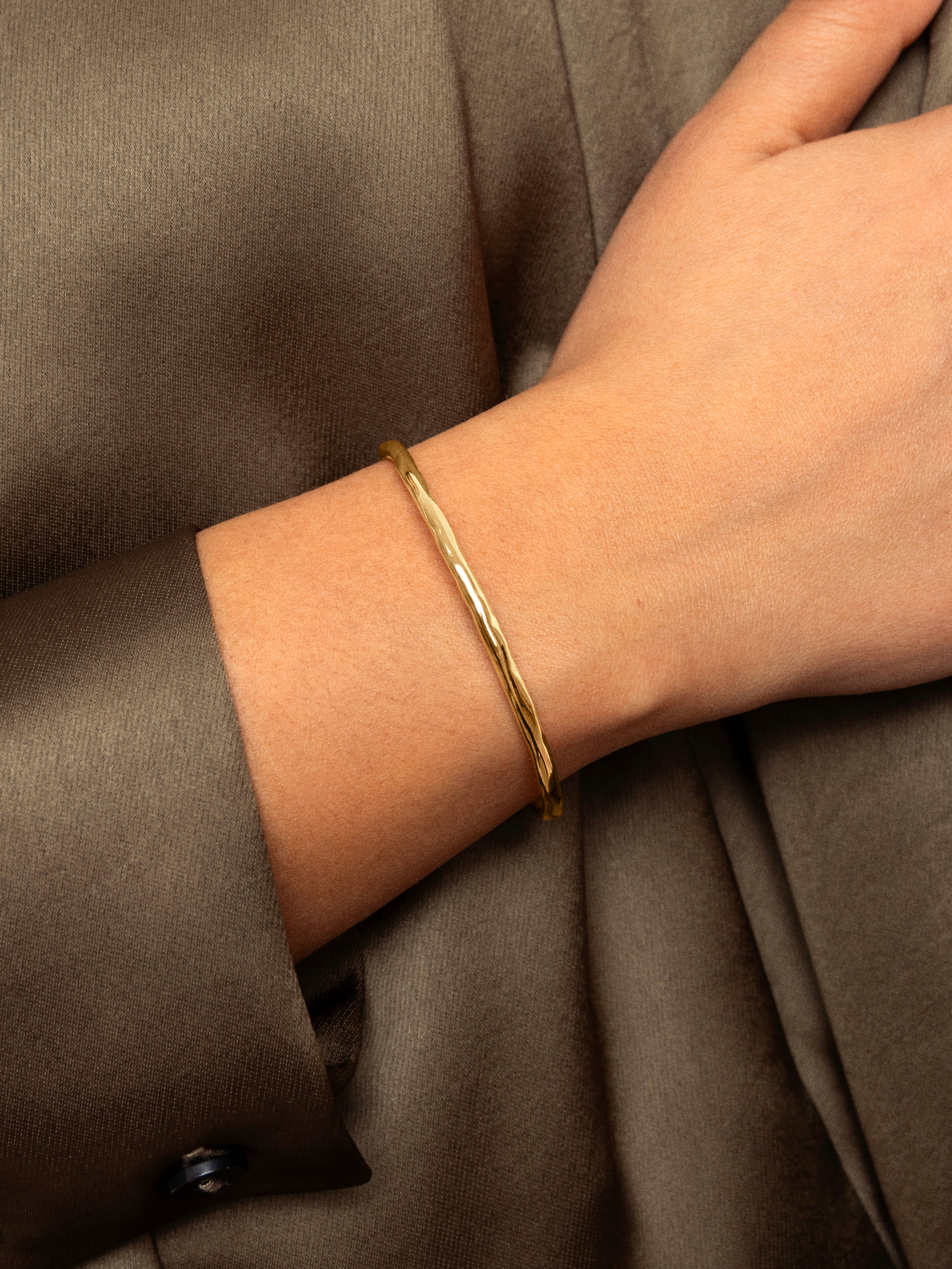 Cane Gold Bracelet