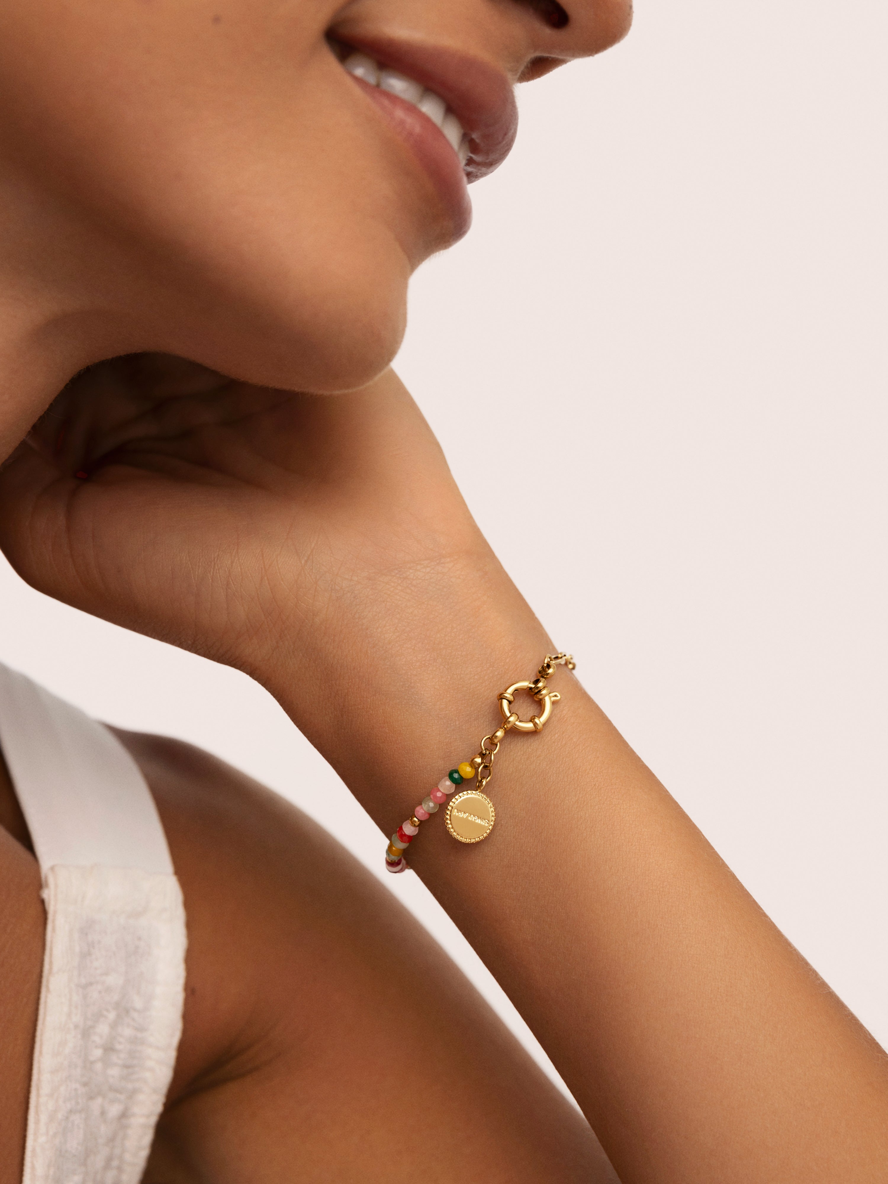 Pulsera Chic Amalia Acero Baño Oro