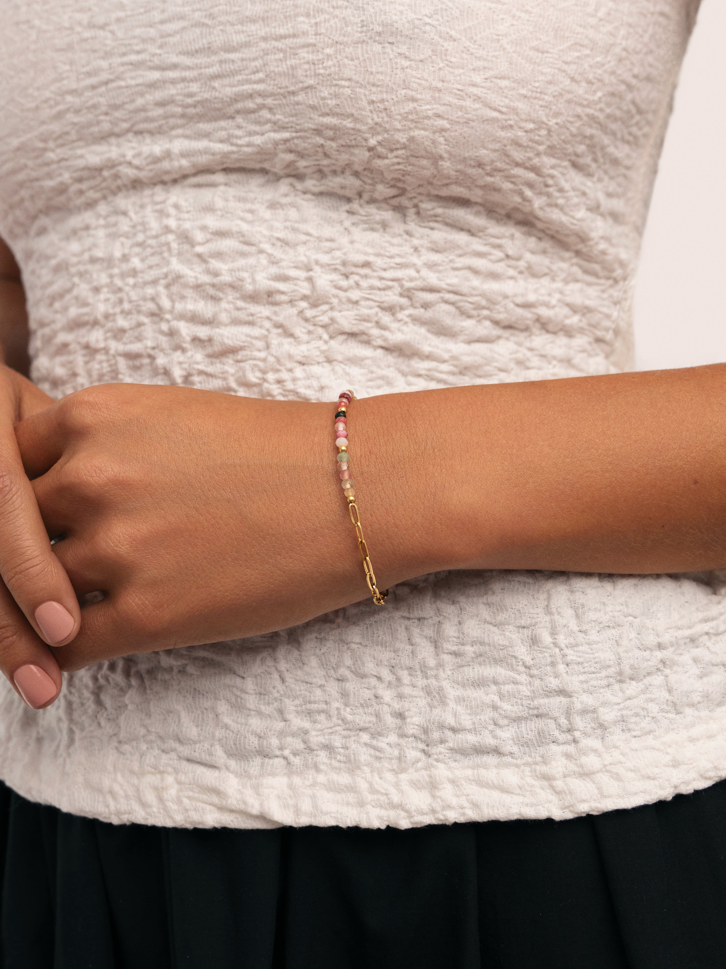 Pulsera Chic Amalia Acero Baño Oro