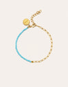 Pulsera Chic Turquoise Acero Baño Oro