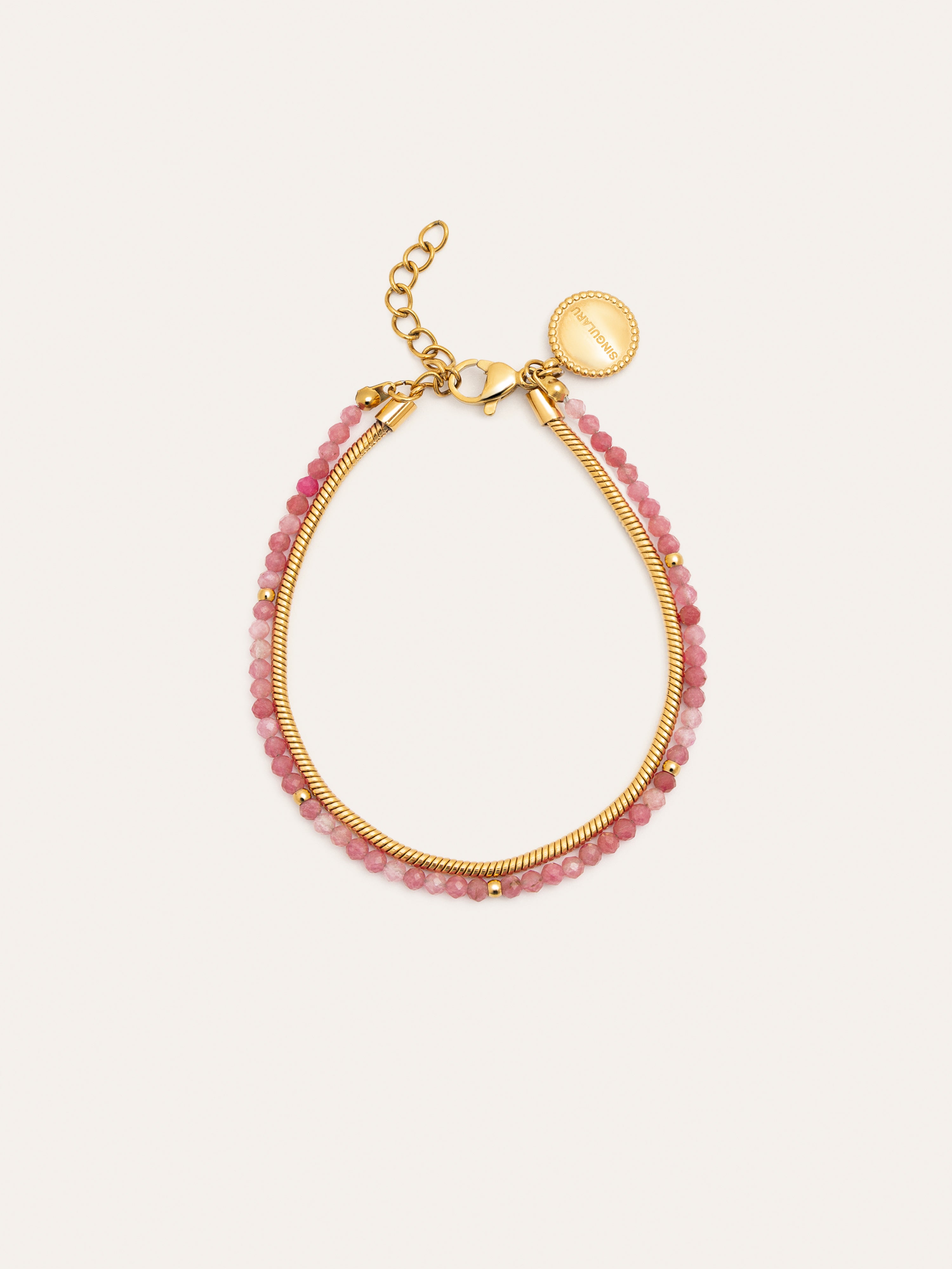 Cleopatra Rose Armband, Edelstahl vergoldet