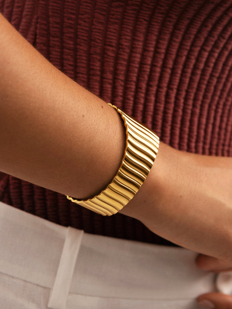 Cordelia Armband Edelstahl, vergoldet