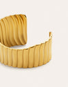 Brazalete Cordelia Acero Baño Oro