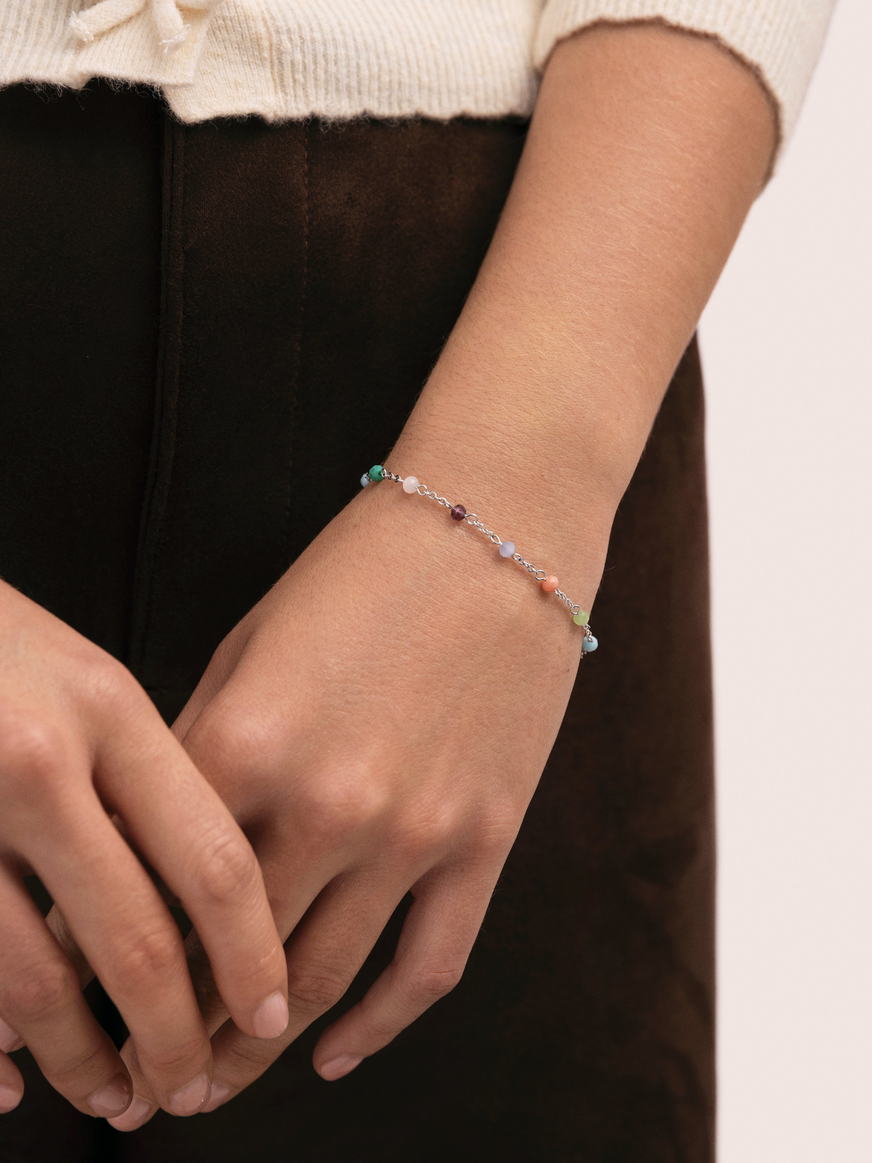 Armband Crystals Colors aus Stahl