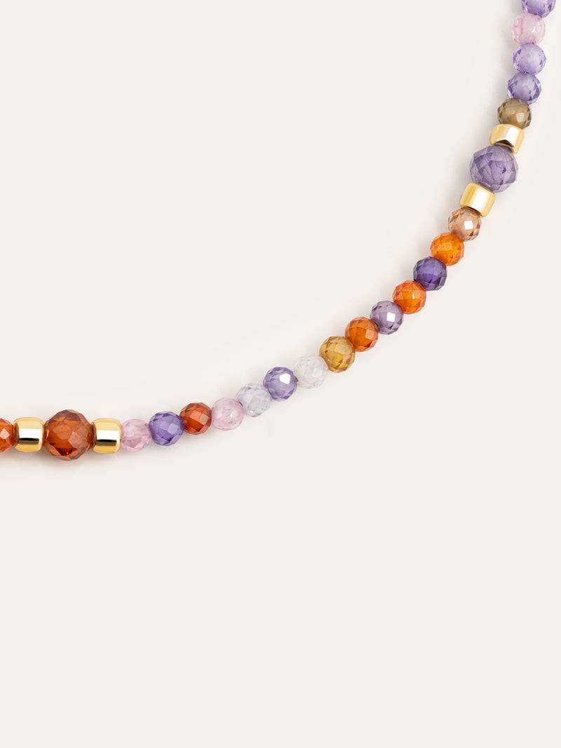 Crystal Summer Armband Edelstahl, vergoldet