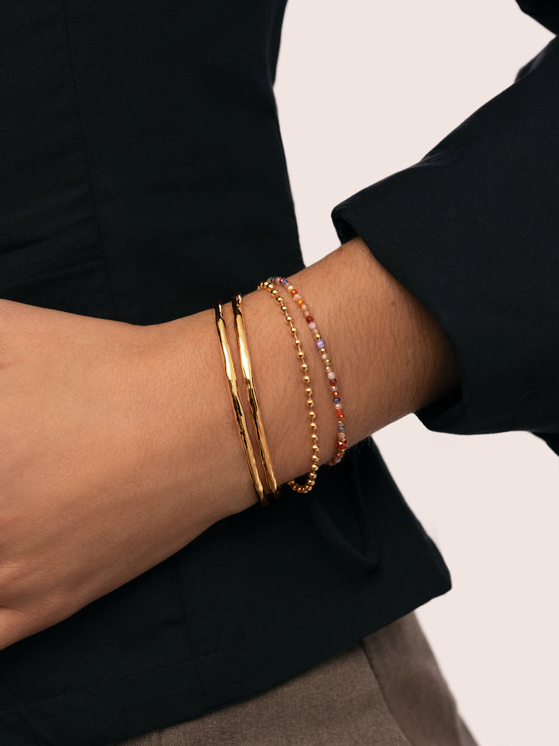 Crystal Summer Armband Edelstahl, vergoldet