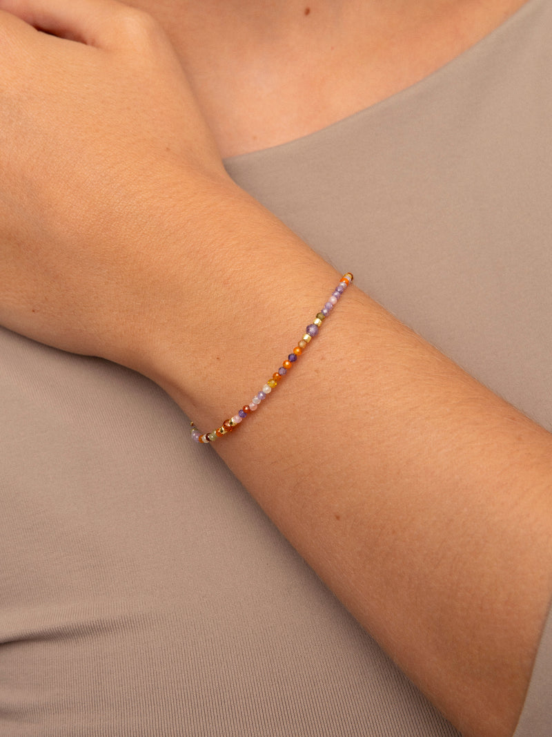 Crystal Summer Armband Edelstahl, vergoldet