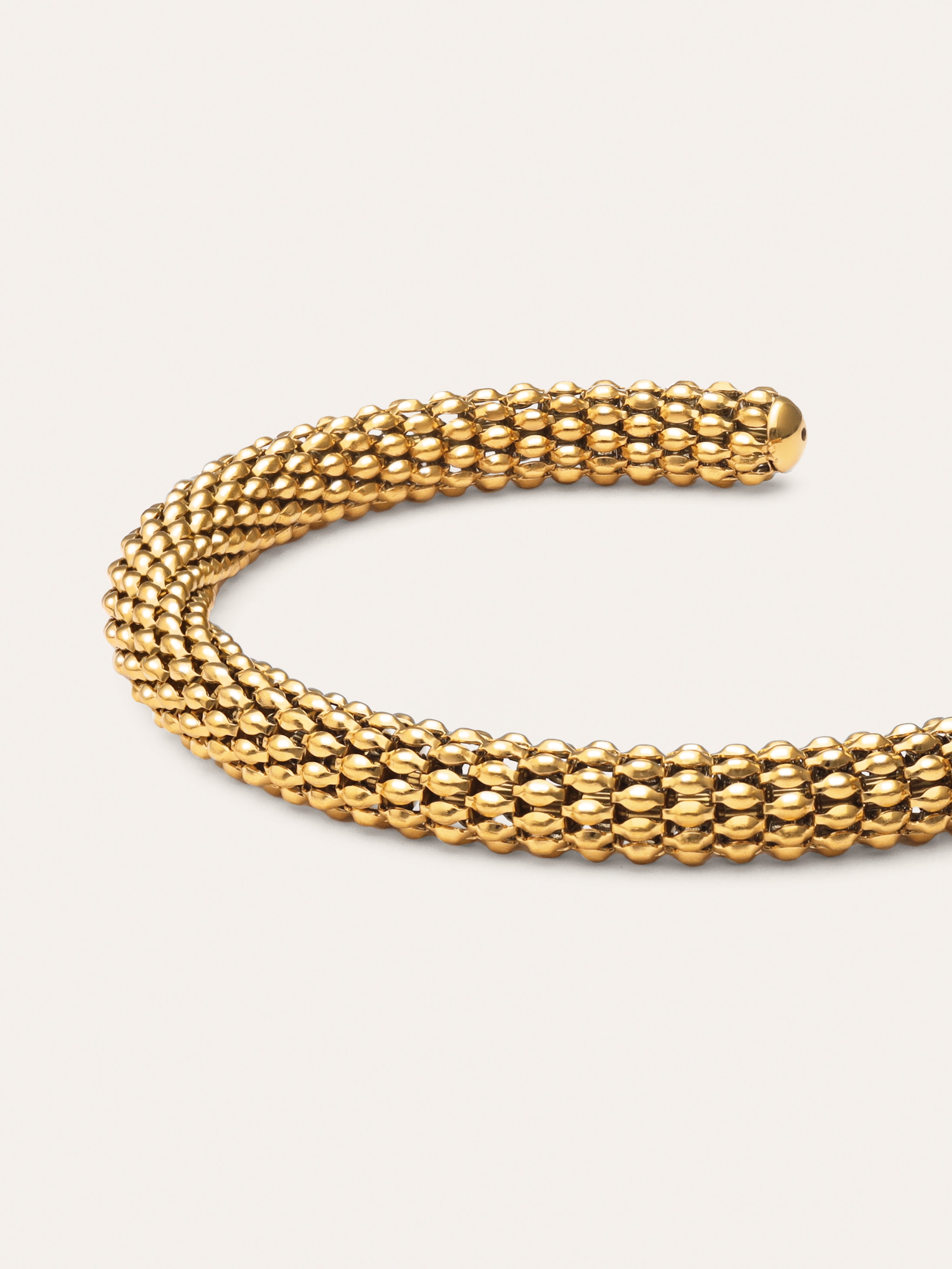 Disco Stainless Steel Gold Bracelet