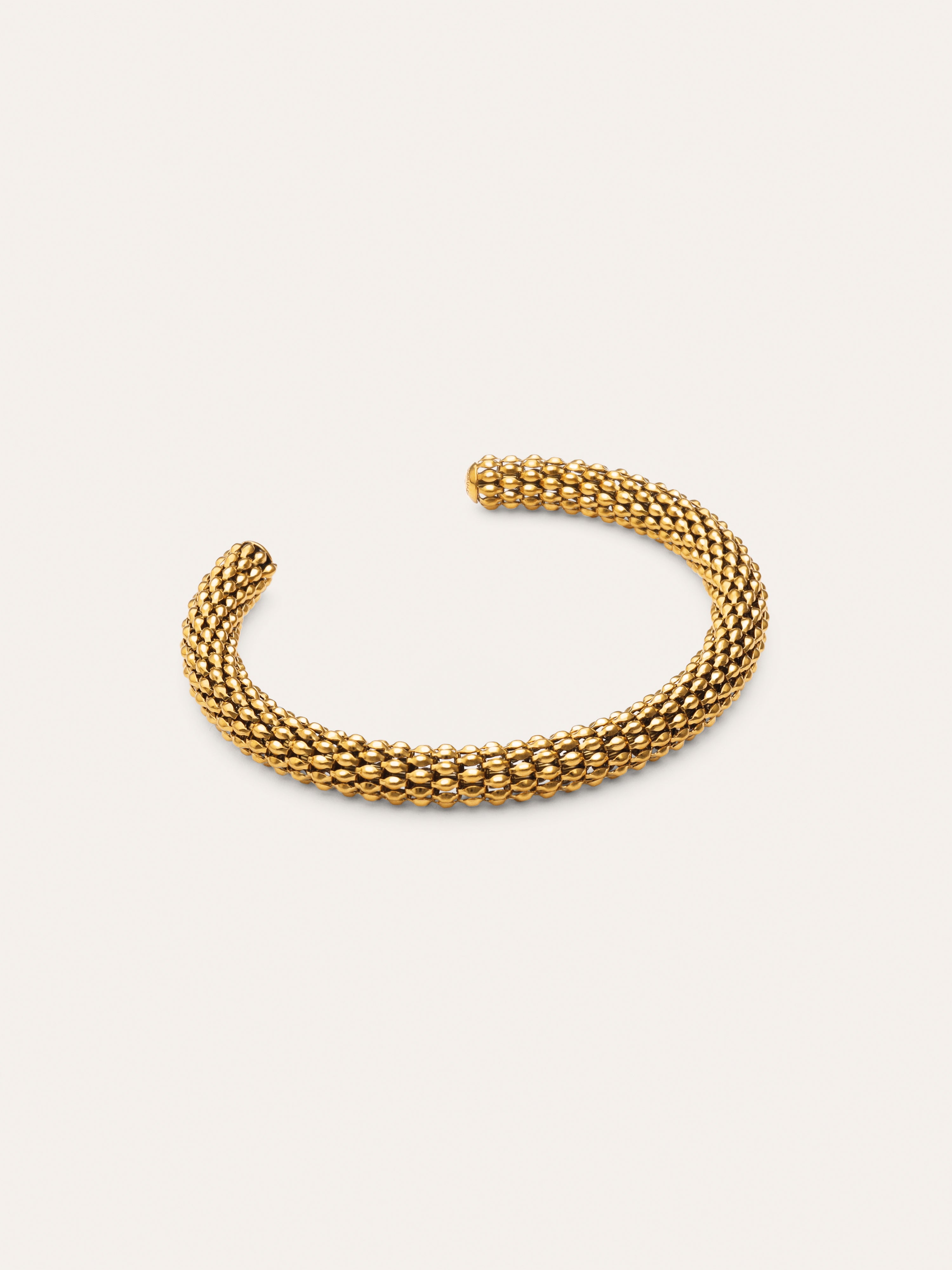 Disco Stainless Steel Gold Bracelet