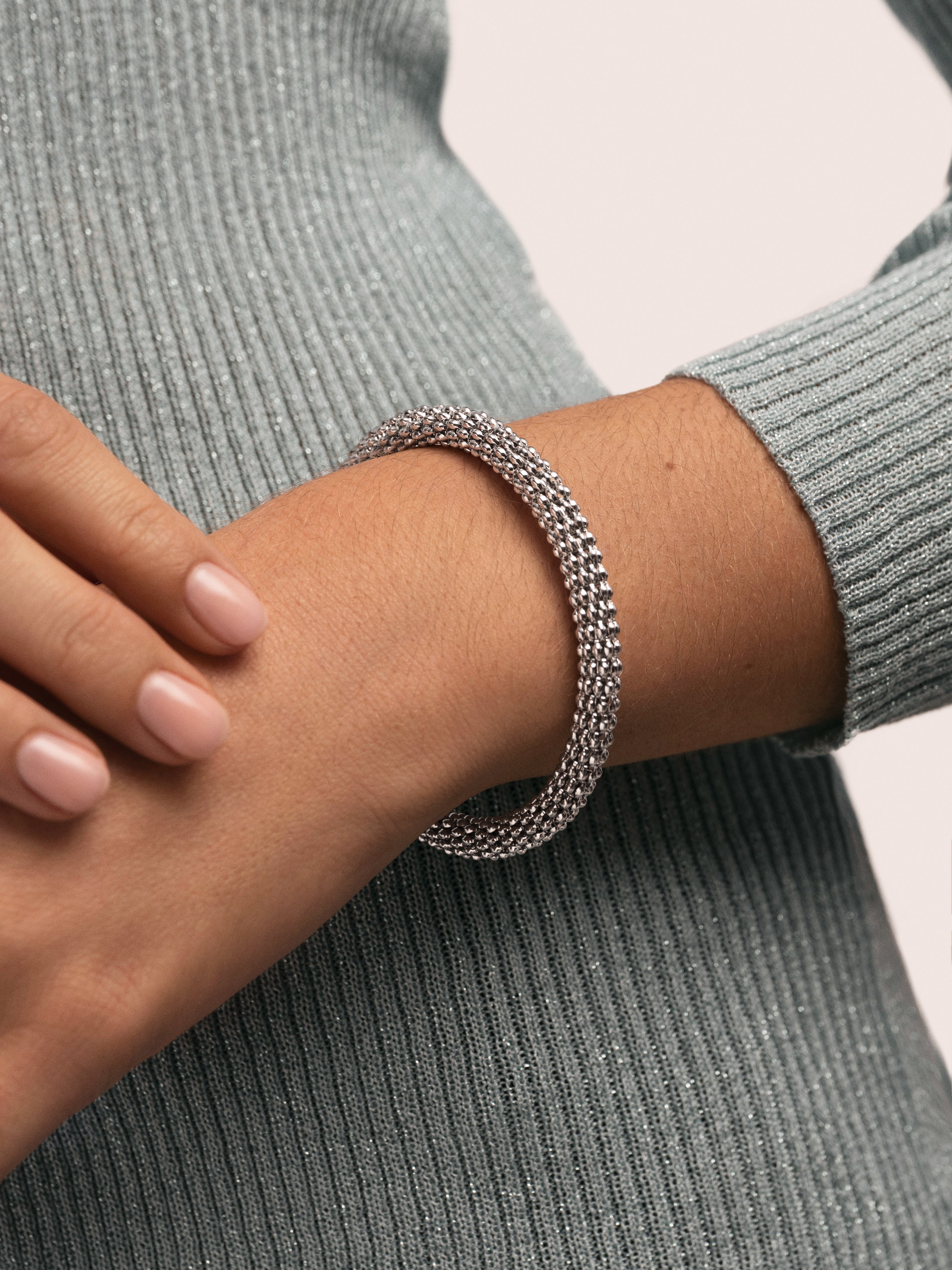 Disco Stainless Steel Bracelet