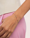 Bracciale Dots Colors Enamel Acciaio - puesto en modelo