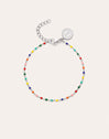 Bracciale Dots Colors Enamel Acciaio