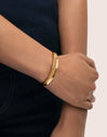 Brazalete Easy Acero Baño Oro