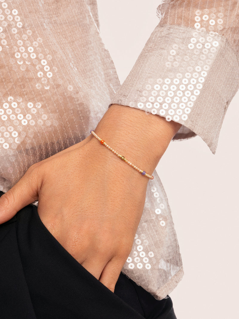 Bracelet Glam Acier Plaqué Or