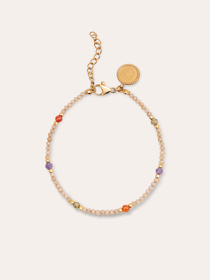 Bracelet Glam Acier Plaqué Or