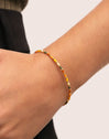 Harvest Colors Stainless Steel Gold Bracelet