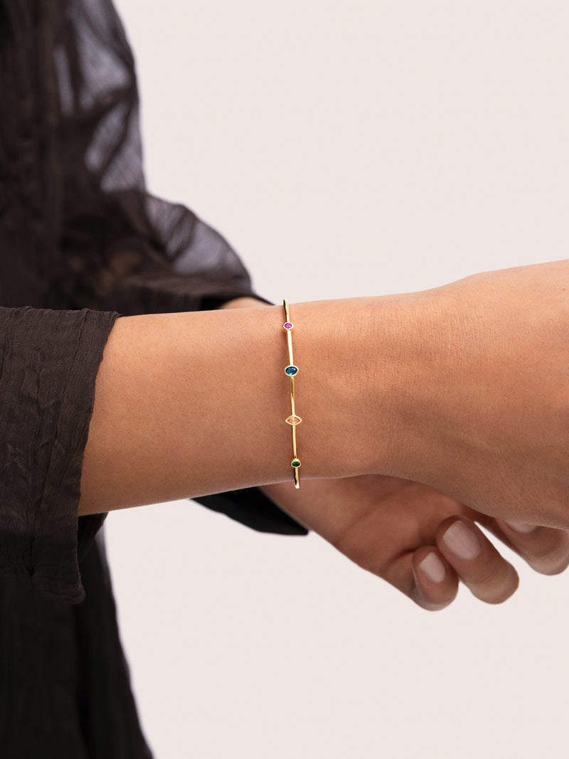Brazalete Leonor Baño Oro