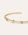 Imagen detalle de Brazalete Leonor Baño Oro