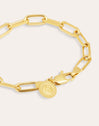 Pulsera Link Acero Baño Oro