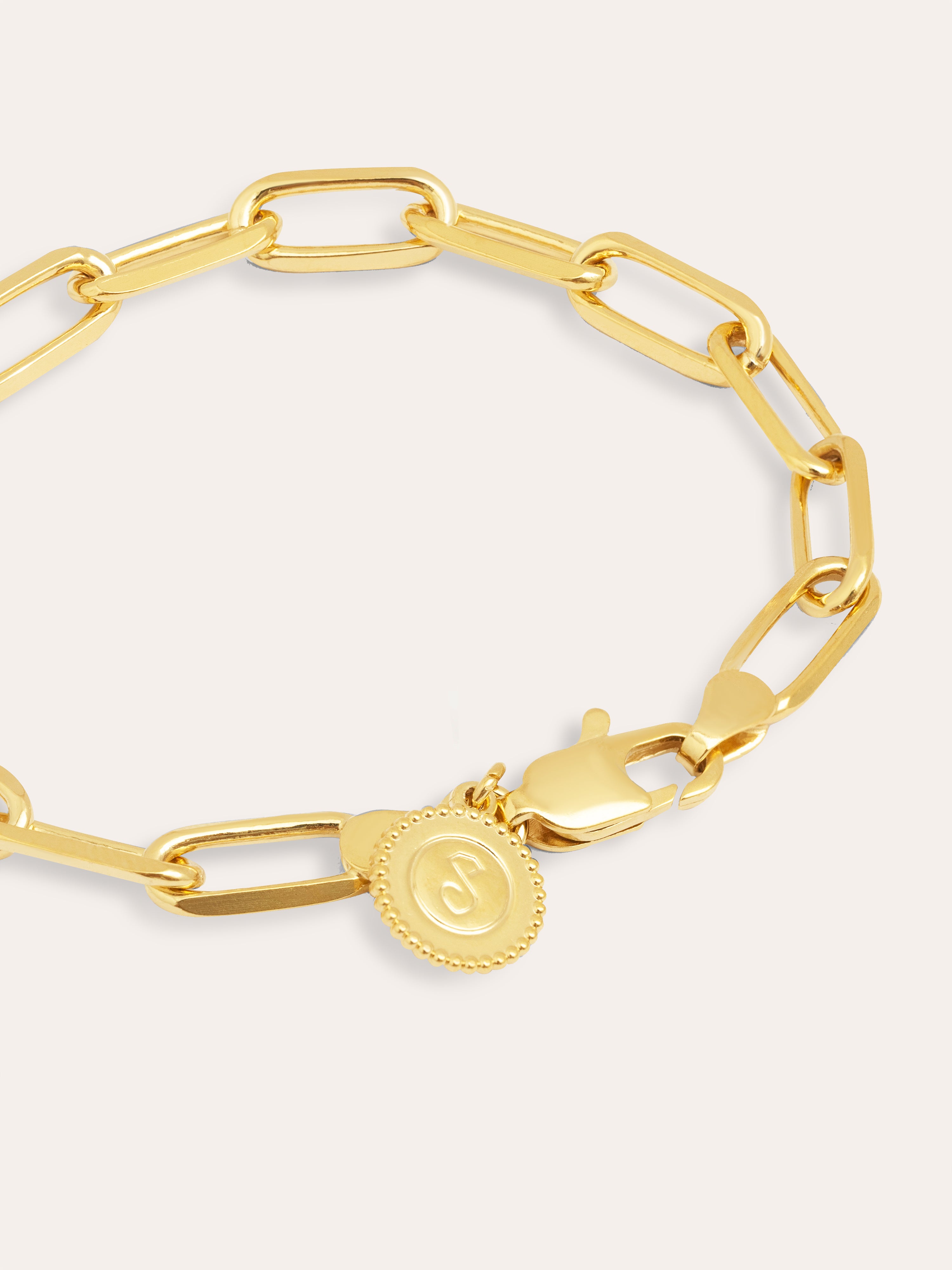 Pulsera Link Acero Baño Oro