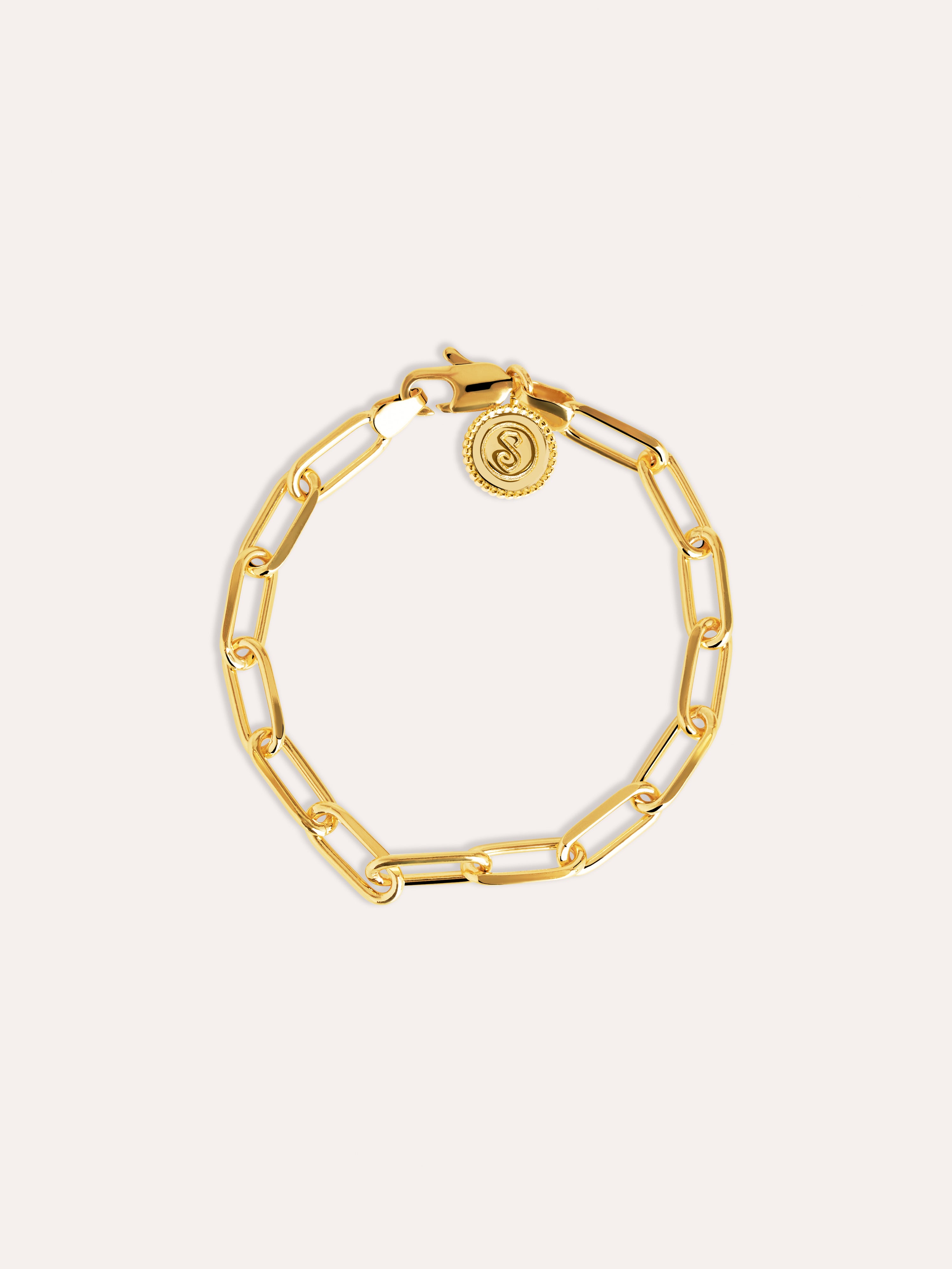 Pulsera Link Acero Baño Oro