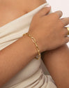 Pulsera Link Acero Baño Oro