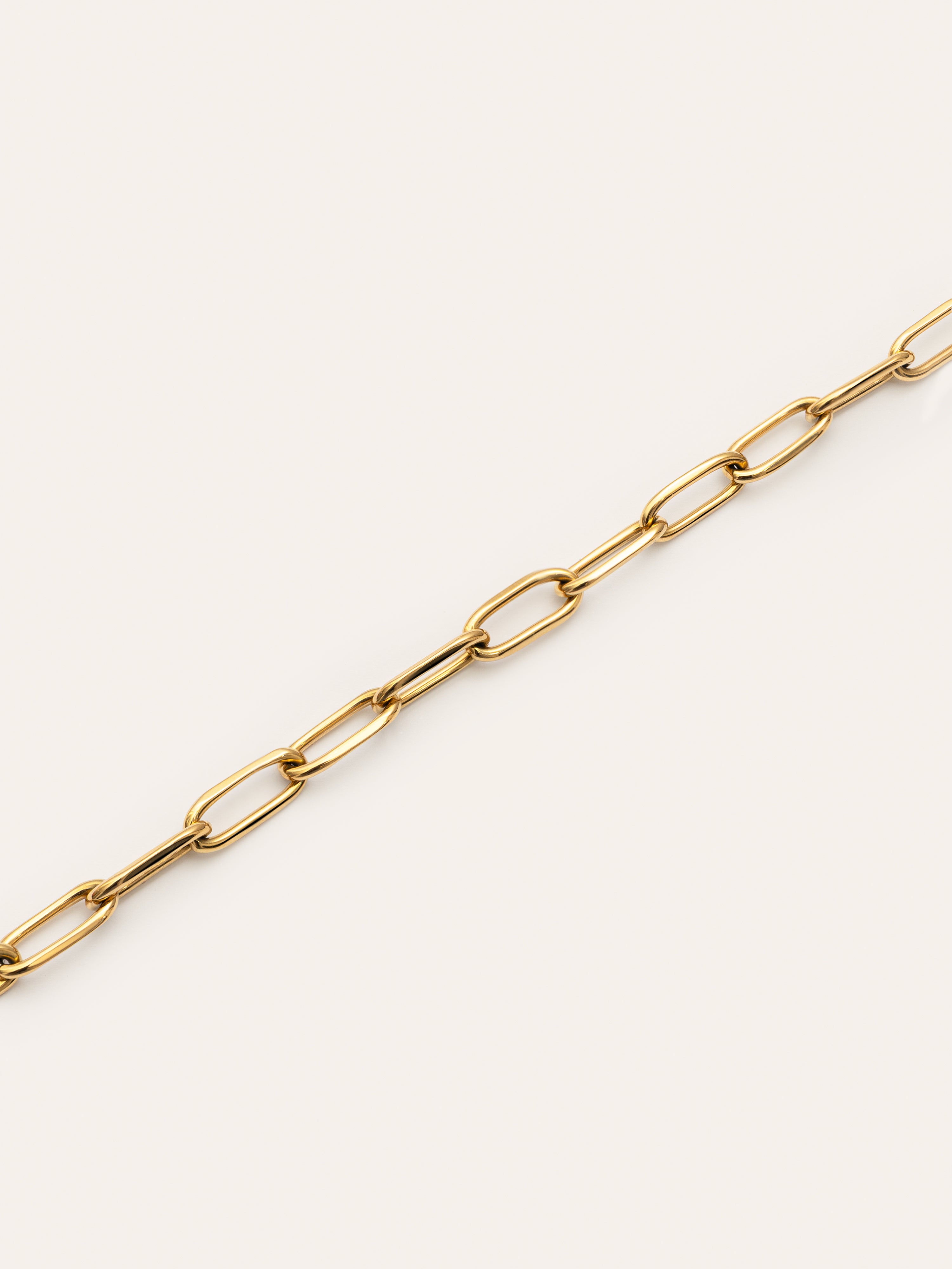 Link Stainless Steel Gold Bracelet