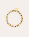 Link Stainless Steel Gold Bracelet
