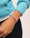 Armband Lizze Staal - puesto en modelo
