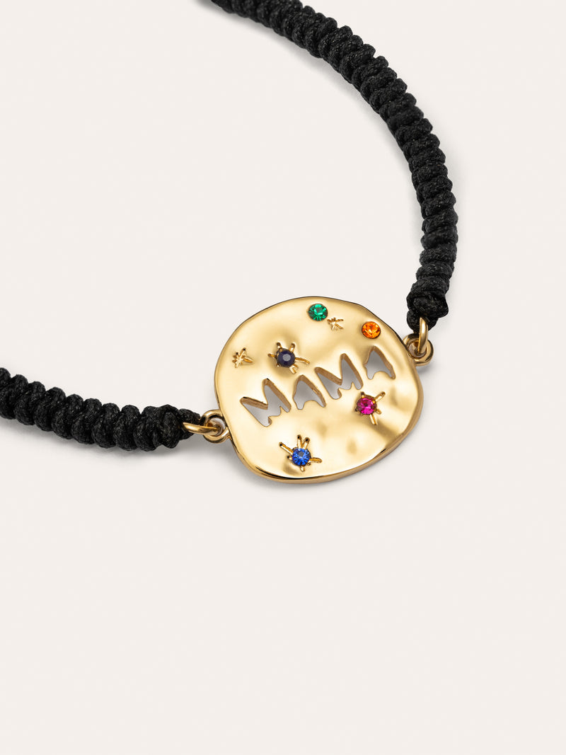 Pulseira Mamá Colors Banho de Ouro