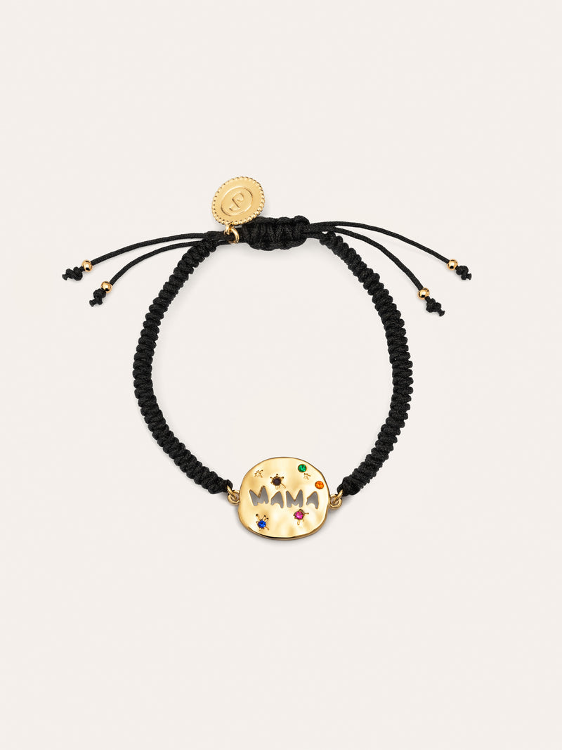 Pulseira Mamá Colors Banho de Ouro