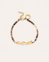 Mama Heart Tourmaline Stainless Steel Bracelet