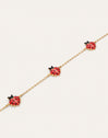 Pulsera Mariquita Baño Oro