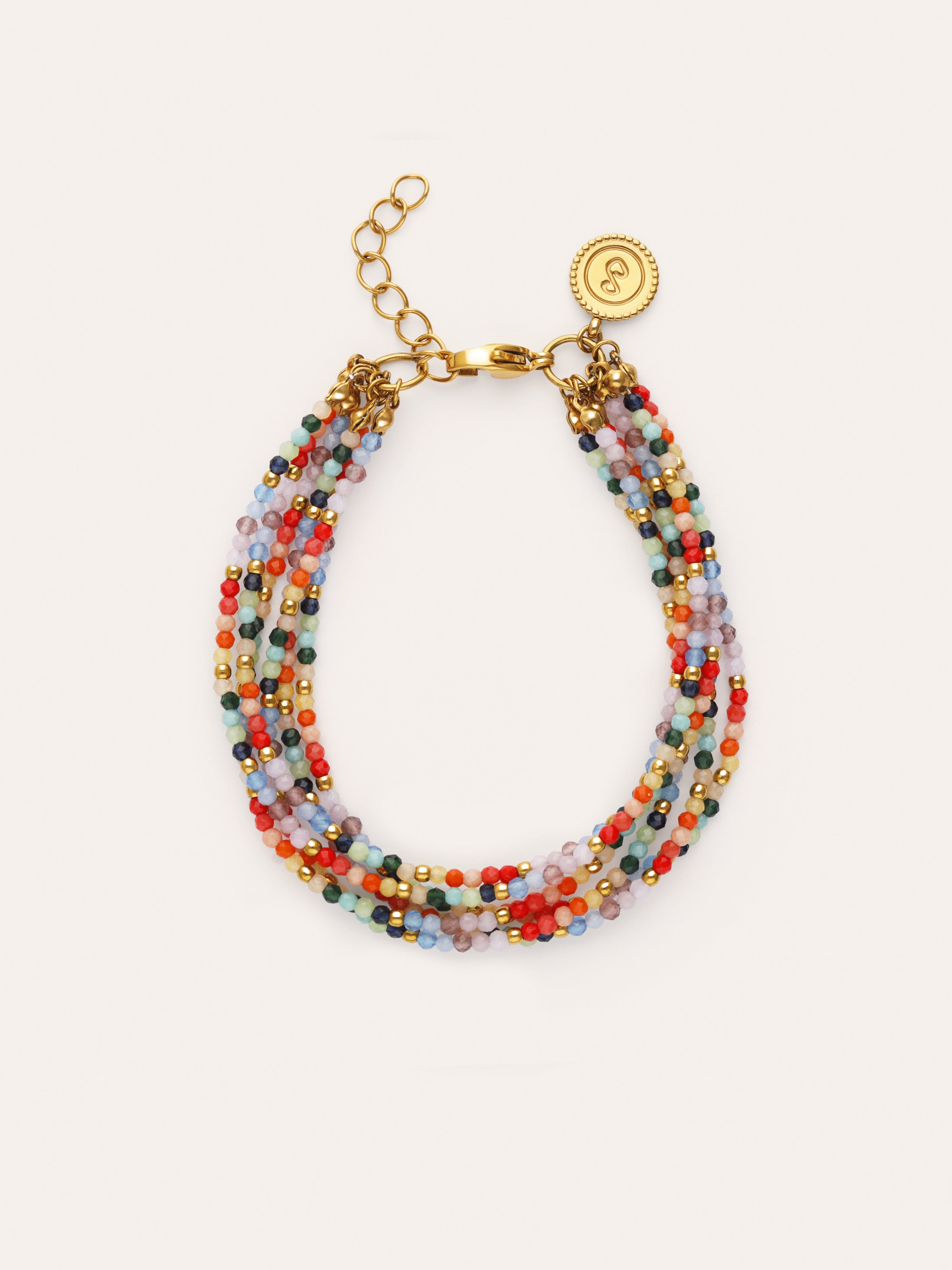 Bracciale Mawi Colors Acciaio Placcato Oro