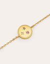 Pulsera Medallion Spark Color Baño Oro