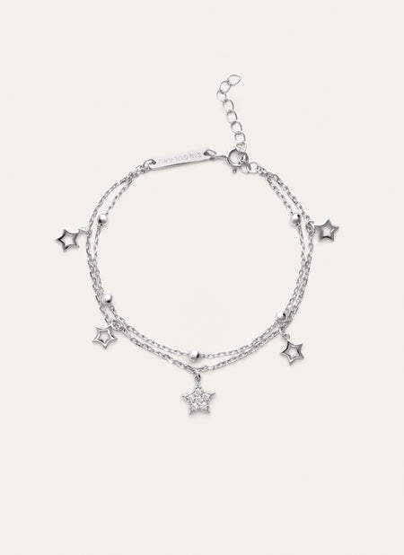 Pulsera Mil Estrellas Plata