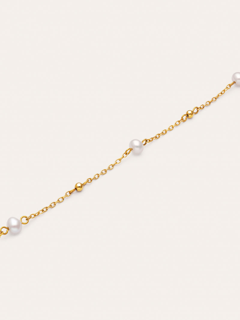 Bracciale Bahia Pearls Acciaio placcato oro